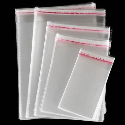 Recyclable Self Sealing Cellophane Bags Transparent Clear Cello Plastic Poly Bag