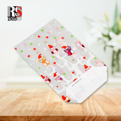 Square Bottom OPP Bag Custom Design For Packing Snacks In Clear Or Customized Colors