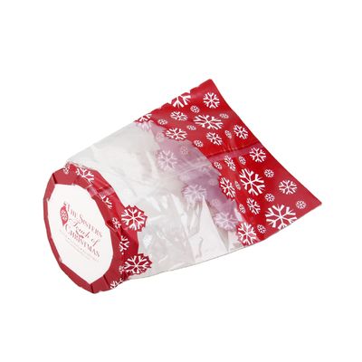 Chocolate Packing Opp Header Bag Self Adhesive Seal Clear OPP Cello Bag For Snacks