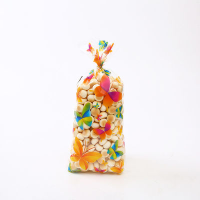 Recyclable Custom Printed Cellophane Gift Wrap Bags For Party Treats Package Of 100