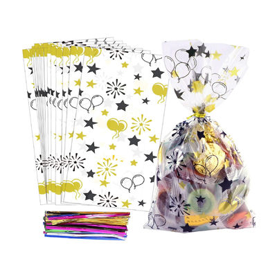 Gravure Printing OPP Shrink Plastic Bags Clear Transparent Cellophane Bags For Chocolates