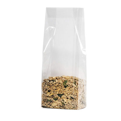 Clear Flat Bottom Side Gusset Bag Cellophane Bags For Candy Cookie Bakery Packaging