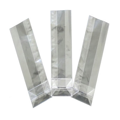 Clear Flat Bottom Side Gusset Bag Cellophane Bags For Candy Cookie Bakery Packaging