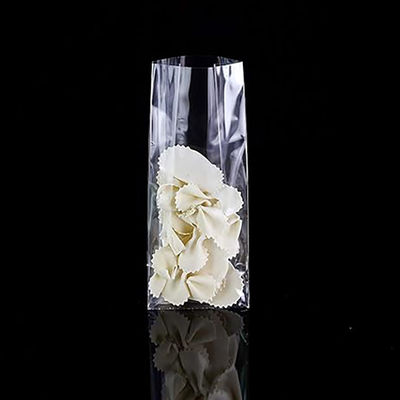 Clear Flat Bottom Side Gusset Bag Cellophane Bags For Candy Cookie Bakery Packaging