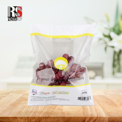 Recyclable Micro Perforated Reusable Lettuce Bags For Fruit And Vegetable Packaging