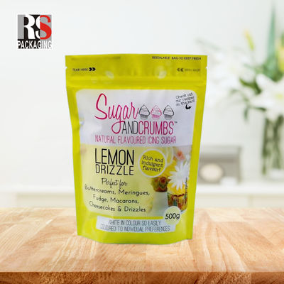 Smell Proof Laminated Poly Bag Bopp Plastic Poly Bag Heat Seal For Chocolate Packaging