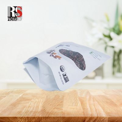 Custom Chocolate Mylar Packaging Bags Foldable Resealable Stand Up Zip Lock Pouch