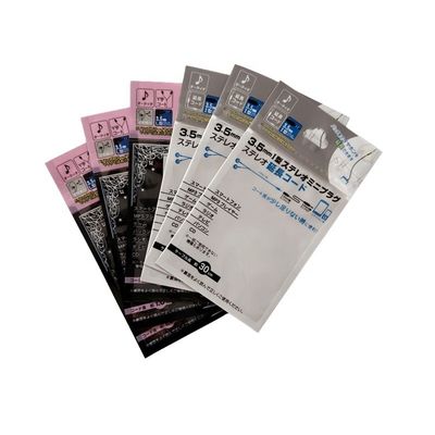 Wire Line Packaging Clear Stand Up Zipper Bag Moisture Proof For USB Cable Packing