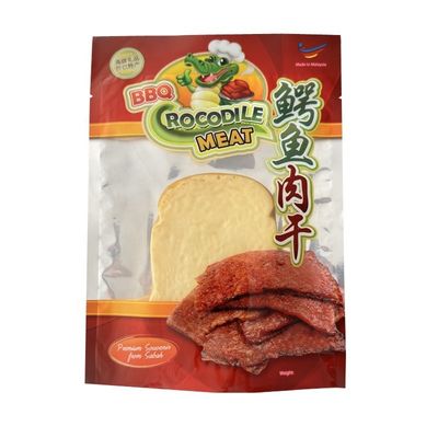 Smell Proof Windowed Beef Jerky Packaging Bags PET / VMPET / PE Material For Nuts Kernels