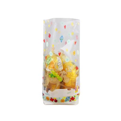 Heat Seal Plastic Laminated Poly Bag Triangle Shape Custom Printing For Candy