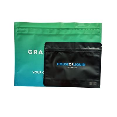 Custom Print Plastic MOPP / VMPET / PE Child Proof Pouch For Smell Proof Cookie Packaging