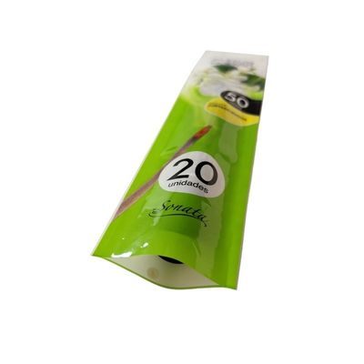 Food Grade Customized Cigar Storage Bag With Smell Proof Heat Seal Foil Packaging