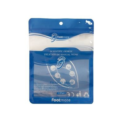 Gravure Printing Custom Branded Packaging Face Mitt Packing Ziplock Seal Cosmetic Bag