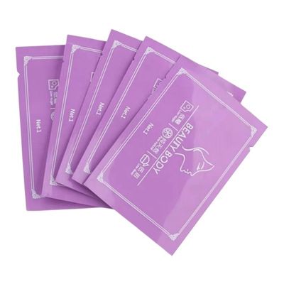 Plastic Packaging For Hand And Facial Care Serum Sample Sachets In Customized Color