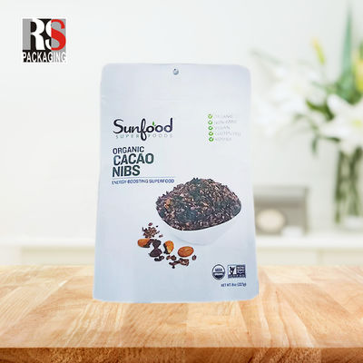 Resealable Stand Up Zipper Bag For Herbs Snack Tea Spices Pet Food Soaps Packaging