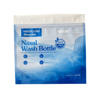 Foldable Resealable Zip Seal Mylar Bags With Frosted Window Heat Seal Logo Printing