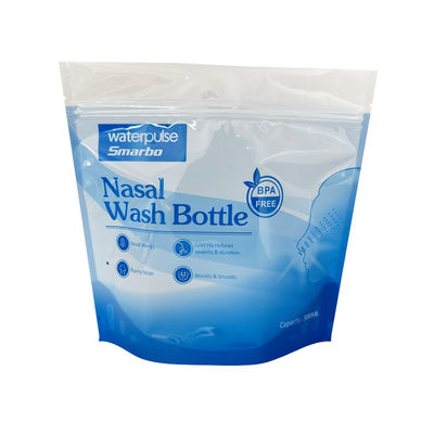 Foldable Resealable Zip Seal Mylar Bags With Frosted Window Heat Seal Logo Printing