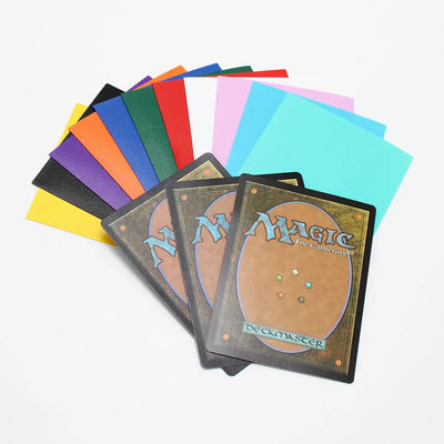 Colored Matte Card Sleeve 16 Colors Consistently Cutting Mtg TCG CCG Yugioh PP Material Photo Card