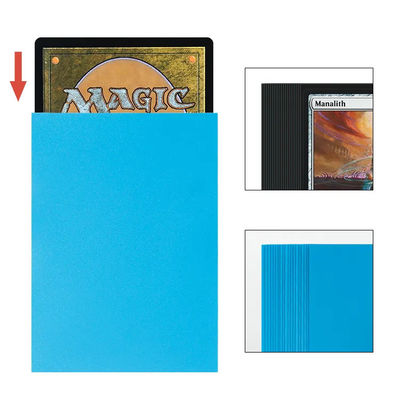Custom Black-Lined Premium Amazing Strength Anti Glare Mtg Matte Trading Card Sleeves