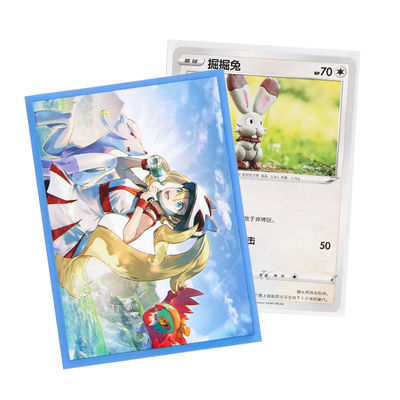 Custom Printed Pattern Clear Art Card Sleeves Fashion Style Made From PP Material For MTG Standard Size Game Card