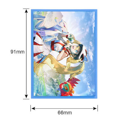 Soft 66*91MM 100PCS Yugioh Photo Topload Matte Game Card Sleeves Holographic