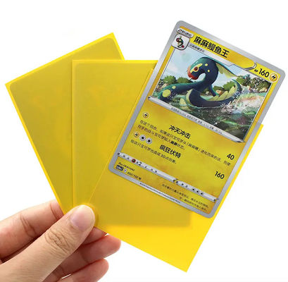 14 Colors Game Card Protector Holder Matte Interior Crystal Clear MTG Standard Trading Card Sleeves