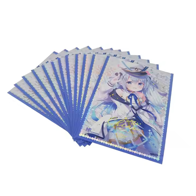 Custom High End Protector Laser Card Double Sleeves For Professional Sport Cards