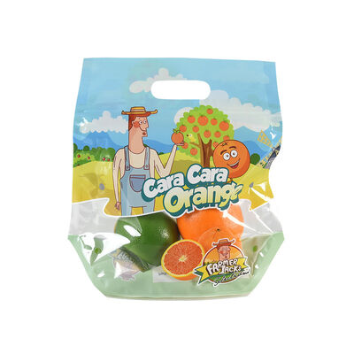 Custom Printed Resealable Clear Transparent Plastic Vegetable Bags Food Grade Ziplock Fresh Fruit Packaging Bags