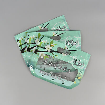 Custom Printed Resealable Clear Transparent Plastic Vegetable Bags Food Grade Ziplock Fresh Fruit Packaging Bags