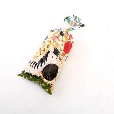 Custom Printed Gift Wrap Cello Cellophane Party Treat Bags Favor Clear Candy Cookie Plastic Poly Goodie Storage Bags