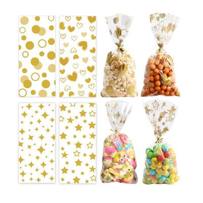 Hot Sale Custom Printing clear Cello Candy Gummy Jelly Bag  Party  Birthday Loot Packaging Bags