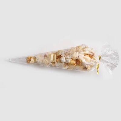 Cello Cellophane Candy Cone Bag Special Shape Popcorn Bag Triangle Plastic Clear Pastry Bag