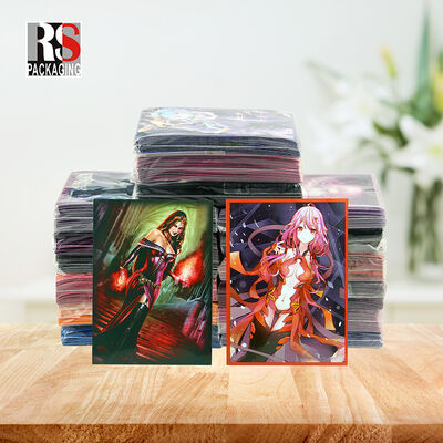 Holographic Mtg Anime Gaming Card Sleeves Cards Protector Yugioh Trading Custom Card Sleeve