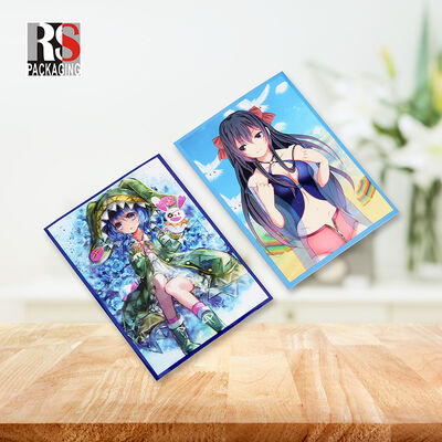 60PCS Art Anime Card Sleeves PKM  Shield Board Game Trading Cards Protective Sleeves Standard Size 67x92cm