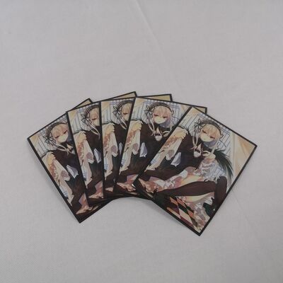 Private Custom Printed Anime Card Protecting Sleeves Card Game Accessory Custom Art Card Sleeve