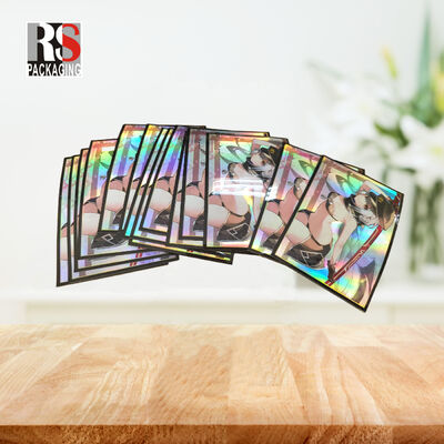 China Manufacturer Anime Game Holographic Card Sleeve  Custom Exquisite Printing Matte  Sleeves