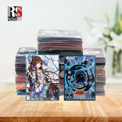China Manufacturer Anime Game Holographic Card Sleeve  Custom Exquisite Printing Matte  Sleeves