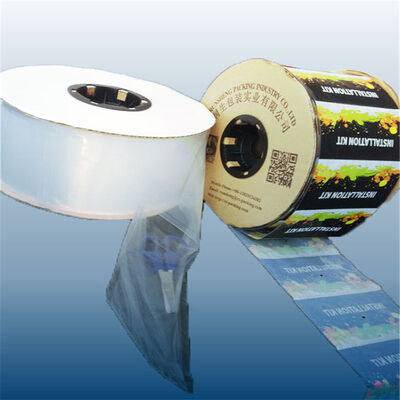 Customizable Size Pre-Opened Poly Bags On a Roll with Heat Seal Feature for Auto Bagging Machine