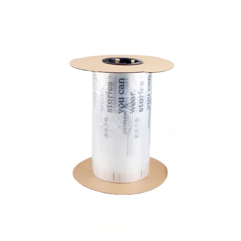 LDPE Plastic Pre Opened Auto Poly Bag Sealing Handle Heat Seal For Automatic Packaging