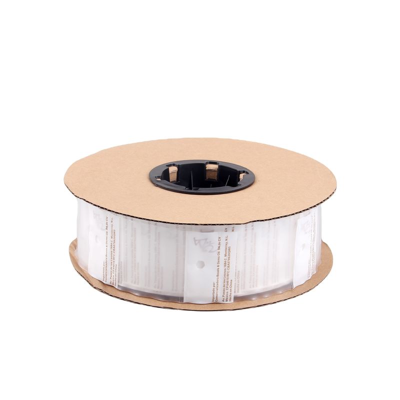 Color Printing LDPE Plastic Packaging Bag On A Roll With Perforated Fan Folded Design