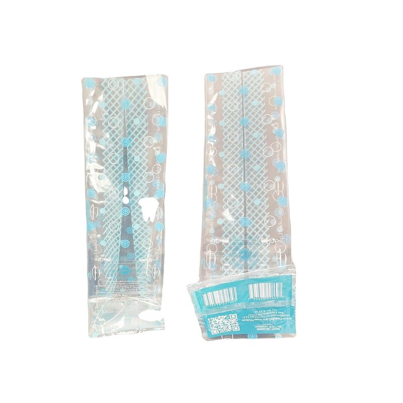 Bread Crossed Square Bottom PP Bags Plastic OPP Food Packaging Bopp Block Bottom Bags For Cake