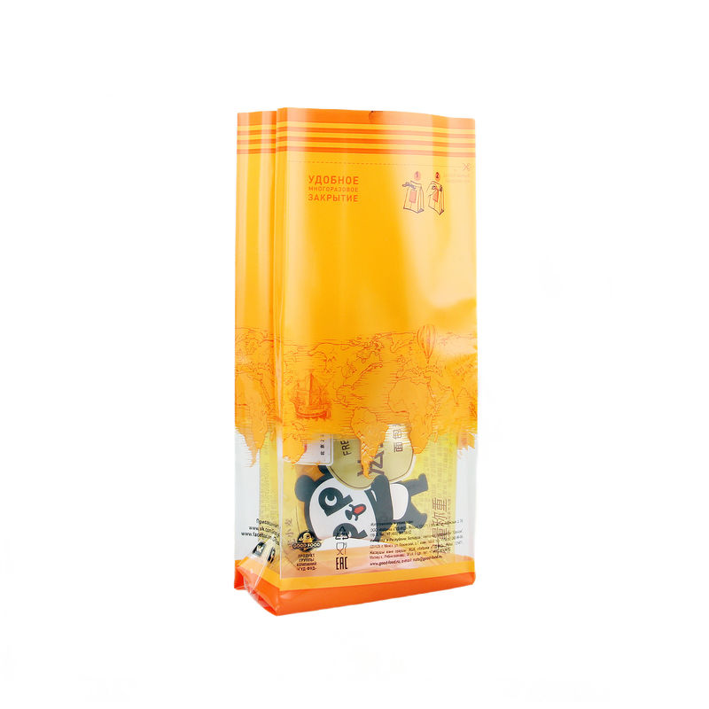 Micro Perforated Wicket Bread Bag Custom Logo Printed Square Bottom Bag For Bakery Packaging