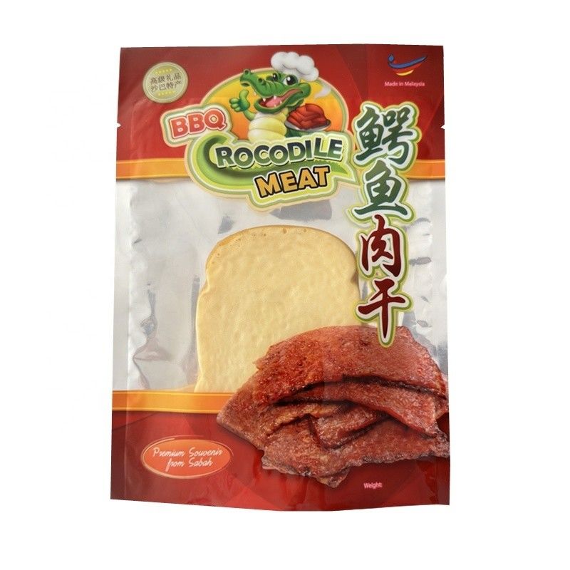Smell Proof Windowed Beef Jerky Packaging Bags PET / VMPET / PE Material For Nuts Kernels