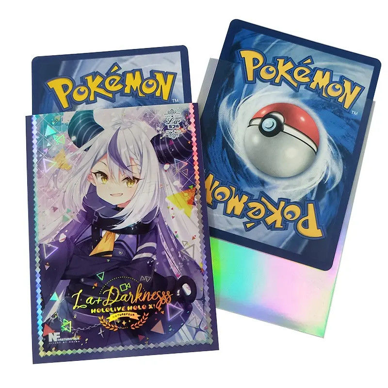 Custom Holographic Art Print MTG Standard Size Cute Anime Girl Print Trading Card Sleeves
