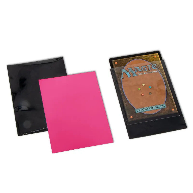 Wholesale Customized Size Colorful Cards Box Protector Plastic Playing Gaming Sleeves