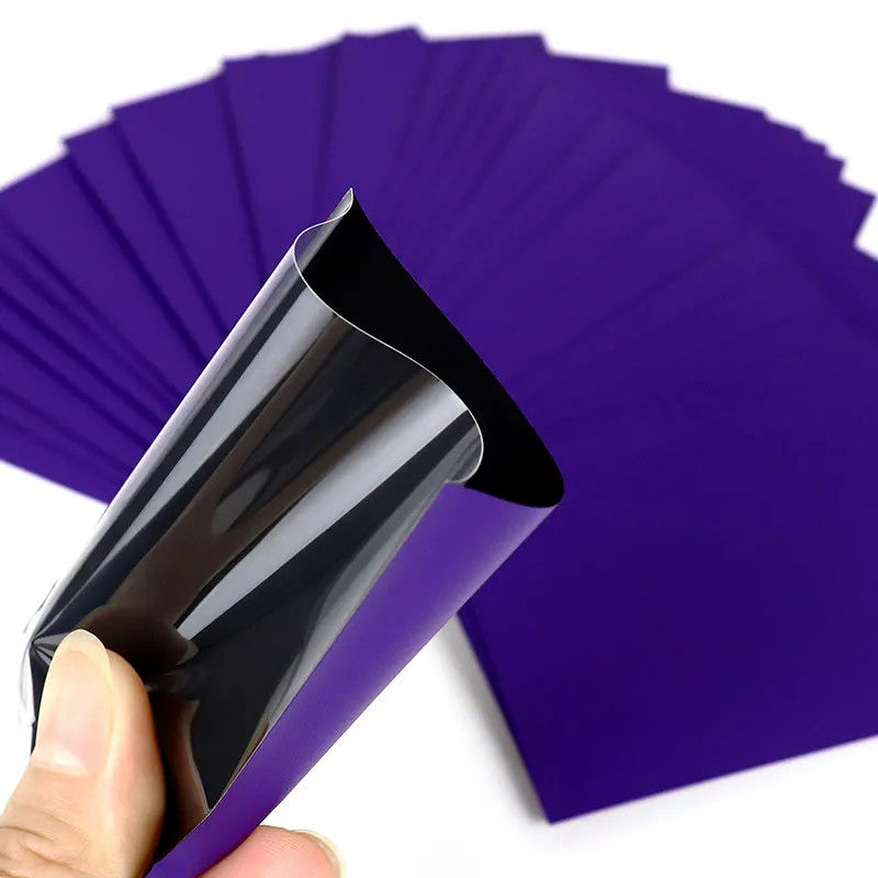 Black Interior Crystal Clear Front Dual Matte Trading Card Sleeves For MTG Standard Trading Cards
