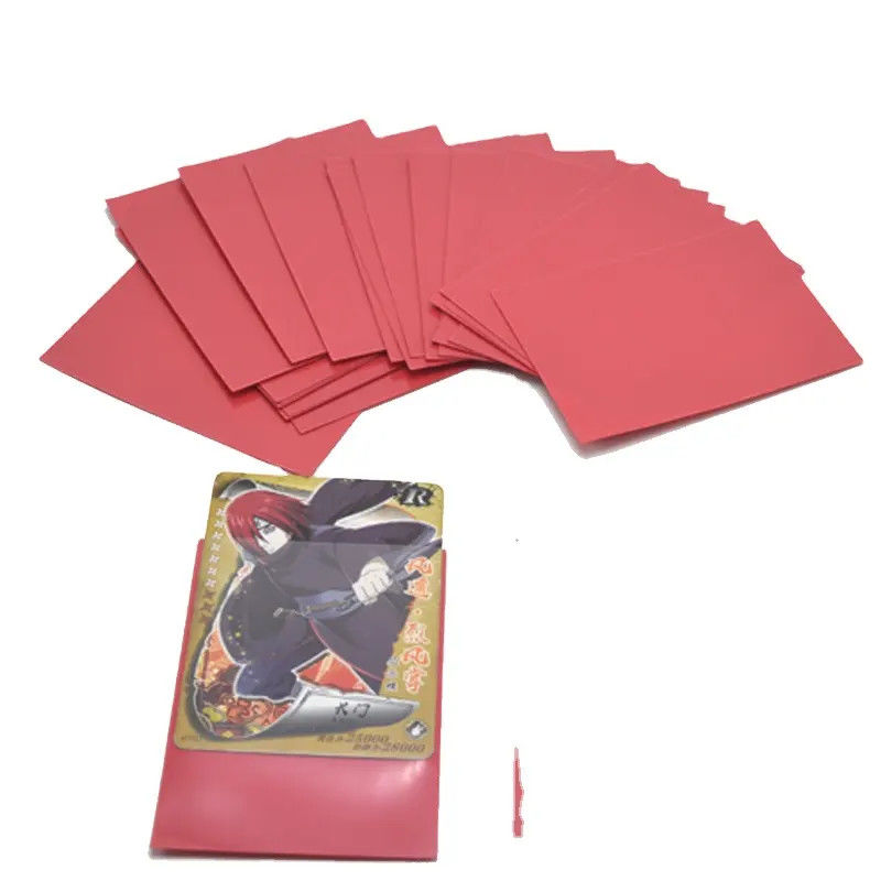 Custom Logo ODM Clear Soft Plastic Trading Game Card Protector Sleeves For Anime Yugioh Mtg Tcg