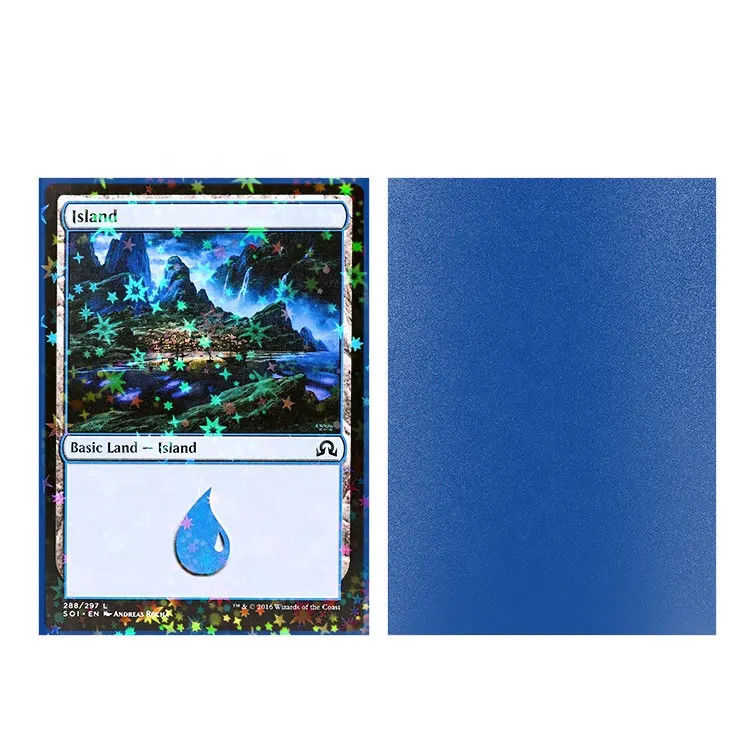 Galaxy Effects Hologram Mtg Standard Size Non Rub Off Matte Back Holographic Card Sleeves