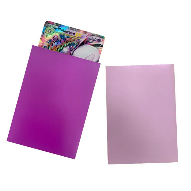 Card Sleeves Matte Custom Printing Plastic Trading Game Sport Yugioh Hologram Card Holder Packaging