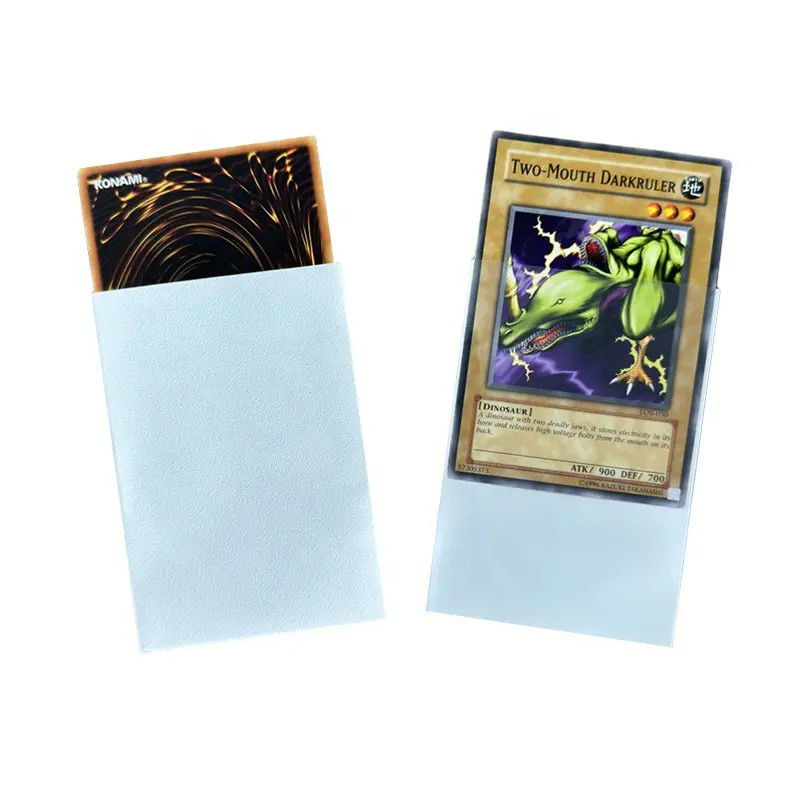 Pure White Premium TCG Card Sleeves Dragon Shield Backing Sleeves For Deck Cards Protector